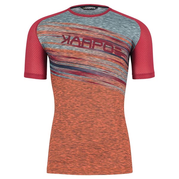 Karpos Croda Rossa Evo T-shirt Med Korte ærmer Orange M Mand