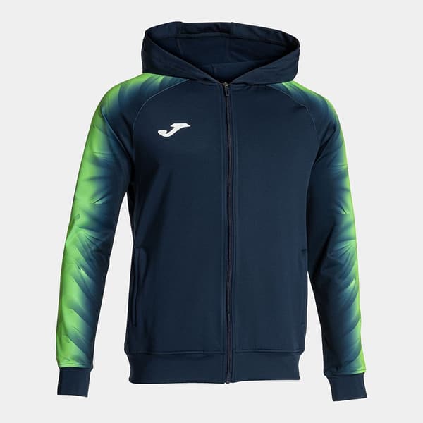 Joma Elite Xi Sweatshirt Med Lynlås Blå 12-14 Years Dreng