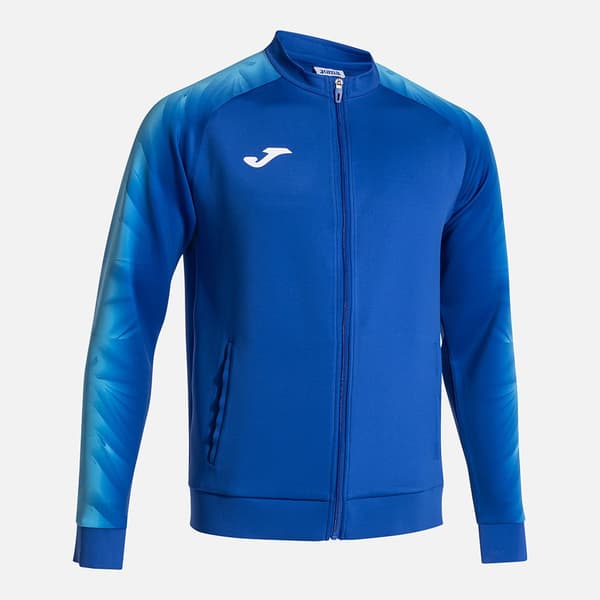 Joma Elite Xi Sweatshirt Med Lynlås Blå L Kvinde