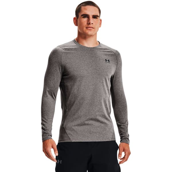 Under Armour Coldgear Armour Fitted Crew Pitkähihainen T-paita Harmaa XS / Regular Mies