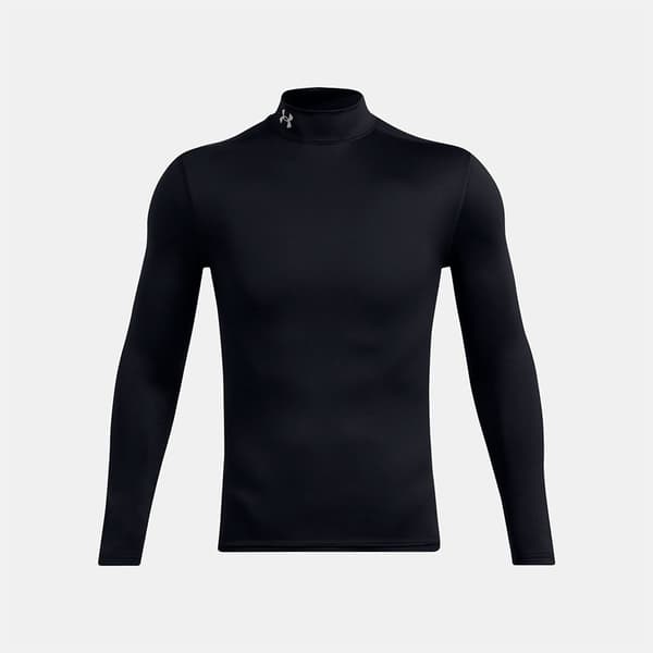 Under Armour Coldgear Elite Mock T-shirt Med Lange ærmer  M Mand