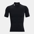 Pikkukuva 3 / 5: Under Armour Heatgear Armour Comp Mock Lyhythihainen T-paita Musta 2XL / Regular Mies