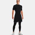 Pikkukuva 5 / 5: Under Armour Heatgear Armour Comp Mock Lyhythihainen T-paita Musta 2XL / Regular Mies