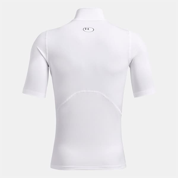 Under Armour Heatgear Armour Comp Mock T-shirt Med Korte ærmer Hvid 2XL / Regular Mand