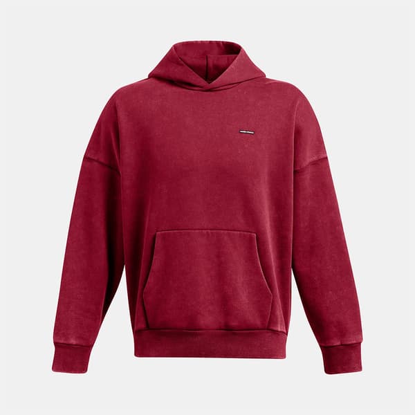 Under Armour Icon Heavyweight Fleece Wash Oversized Hættetrøje  M / Regular Mand