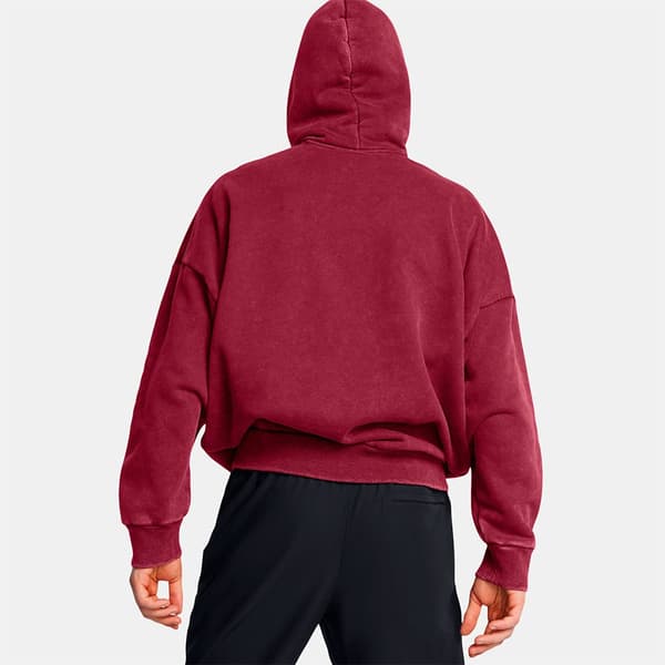 Under Armour Icon Heavyweight Fleece Wash Oversized Hættetrøje M / Regular Mand