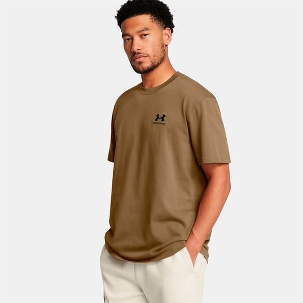 Under Armour Logo Embossed Heavyweight T-shirt Med Korte ærmer M Mand