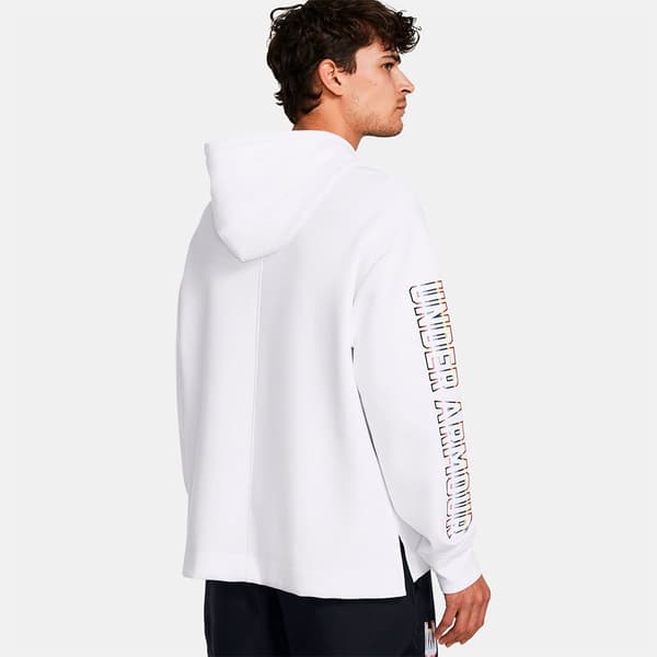 Under Armour Pride Knit Huvtröja Vit XL Man