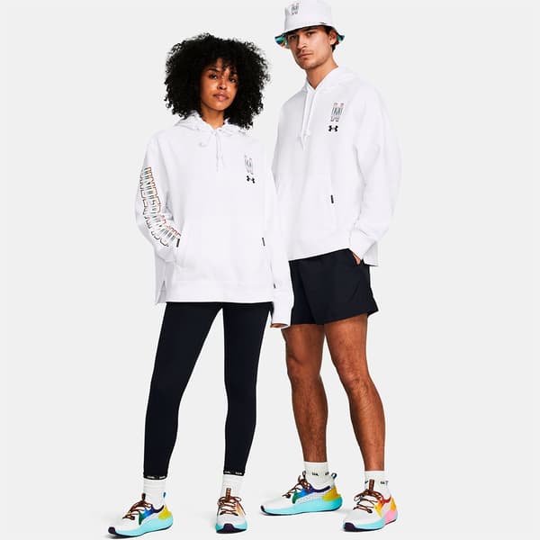 Under Armour Pride Knit Huvtröja Vit XL Man