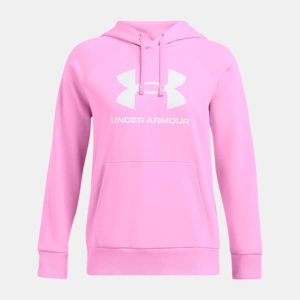 Under Armour Rival Fleece Big Logo Huvtröja 2XL Kvinna