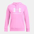 Miniatyrbild 3 av 4: Under Armour Rival Fleece Big Logo Huvtröja  2XL Kvinna