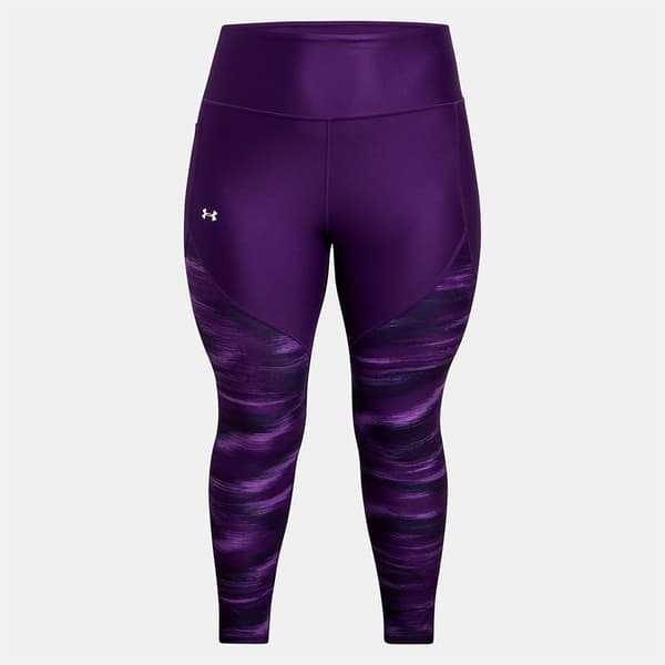 Under Armour Tech Print Panel Ankle Leggingsit Violetti 1X Nainen