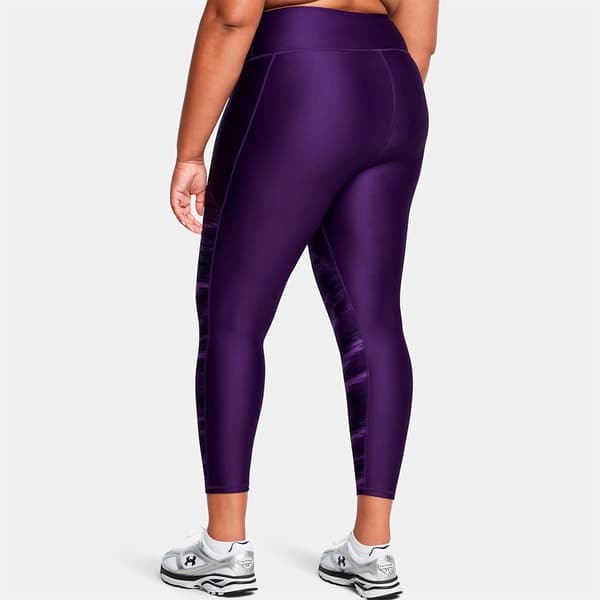 Under Armour Tech Print Panel Ankle Leggingsit Violetti 1X Nainen