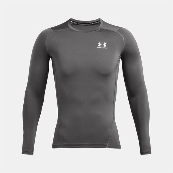 Under Armour Heatgear Armour Comp Pitkähihainen T-paita Harmaa 2XL / Regular Mies