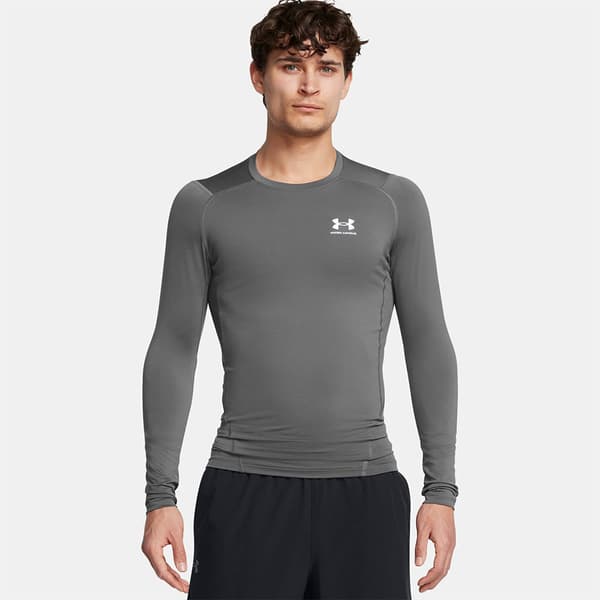 Under Armour Heatgear Armour Comp Pitkähihainen T-paita Harmaa 2XL / Regular Mies