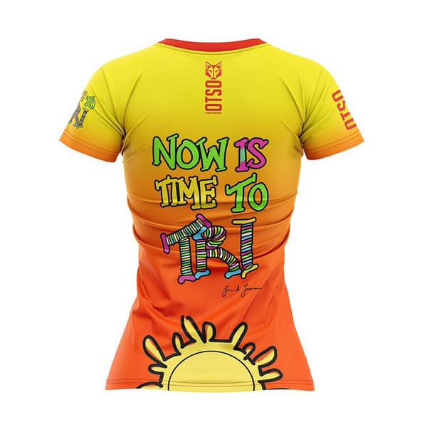 Otso Time To Tri Run T-shirt Med Korte ærmer M Kvinde
