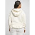 Miniatyrbillede 6 af 8: Urban Classics Ladies Organic Volants Hættetrøje Hvid S Mand