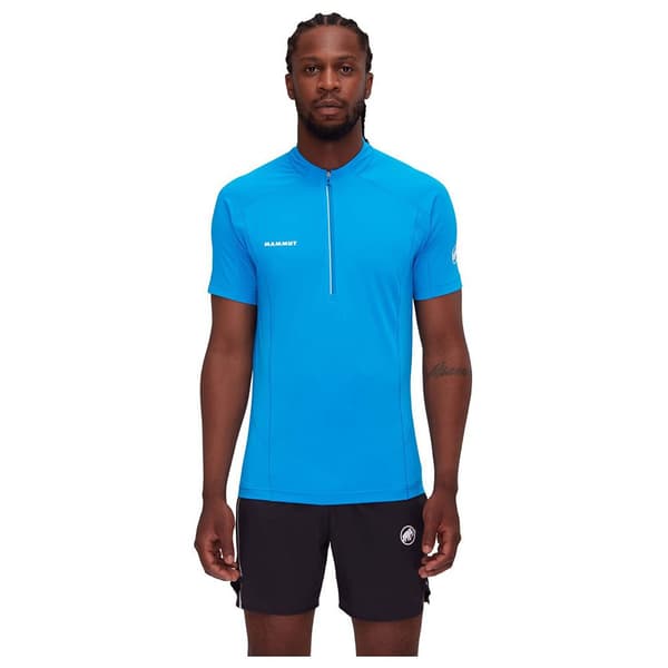Mammut Aenergy Fl Zip T-shirt Med Korte ærmer Blå 2XL Mand
