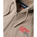 Miniatyrbild 5 av 6: Superdry Sportswear Logo Loose Sweatshirt Med Dragkedja Beige M Man