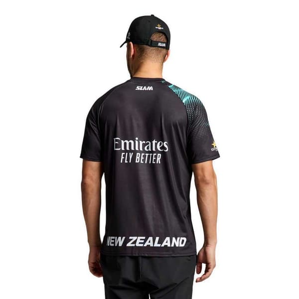 Slam Emirates Team New Zealand T-shirt Med Korta ärmar Svart XS Man