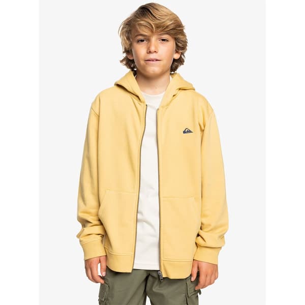 Quiksilver Basic Sweatshirt Med Dragkedja Gul 12 Years Pojke