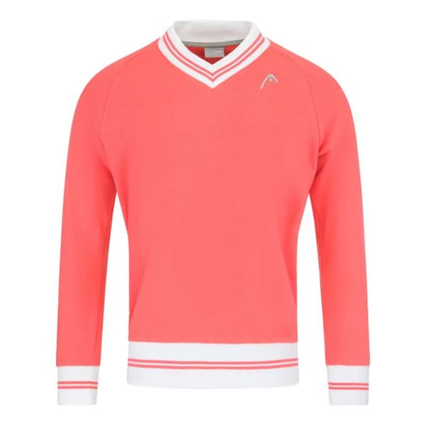 Head Racket V Neck Sweatshirt Rød S Mand