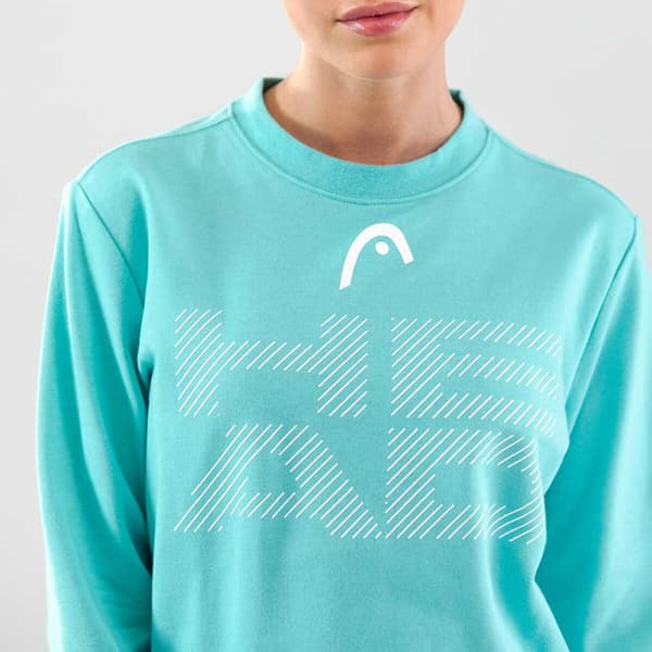 Head Racket Rally Sweatshirt Grøn 2XL Kvinde