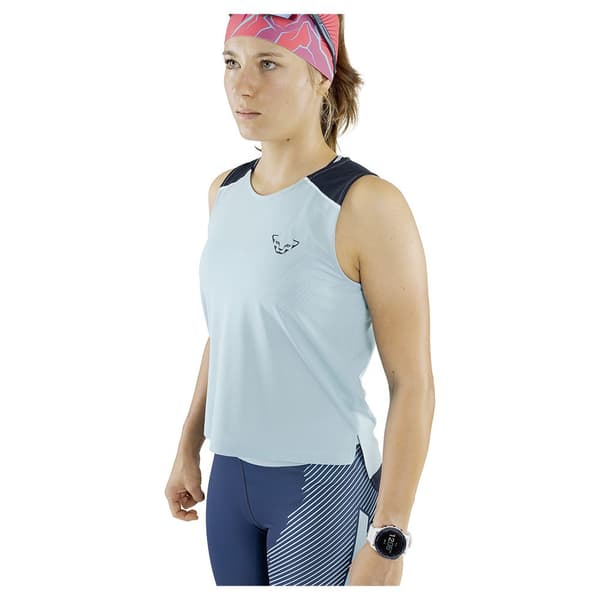Dynafit Sky Crop Hihaton T-paita Sininen XL Nainen