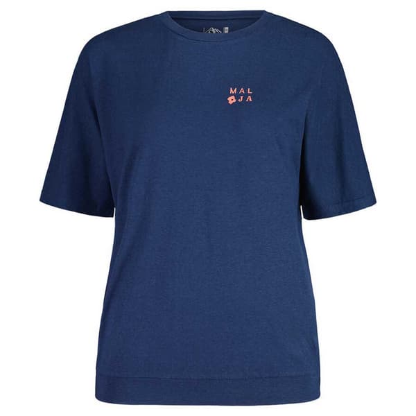 Maloja Koppenm T-shirt Med Korte ærmer Blå XS Kvinde