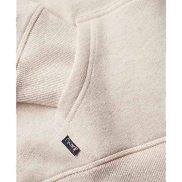 Superdry Essential Logo Tröja Med Huva Vit S Kvinna