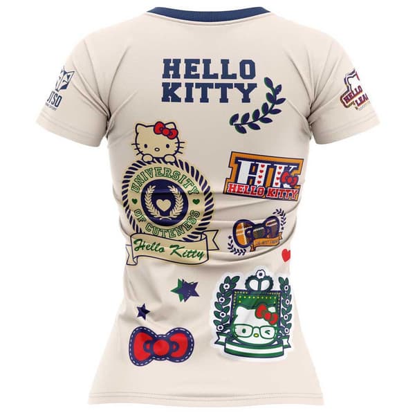 Otso Hello Kitty Cheerleading T-shirt Med Korta ärmar Beige L Kvinna
