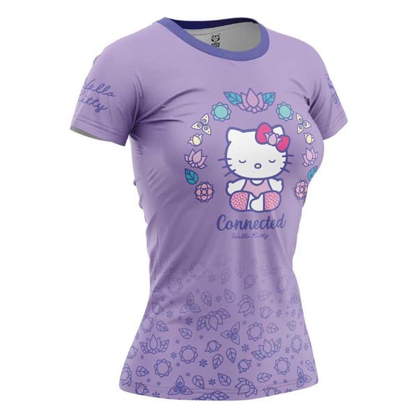 Otso Hello Kitty Connected T-shirt Med Korte ærmer Lilla L Kvinde