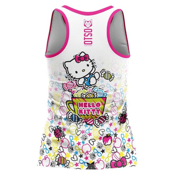 Otso Hello Kitty Sweet ærmeløs T-shirt Flerfarvet M Kvinde