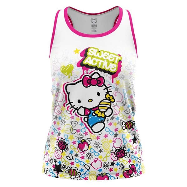 Otso Hello Kitty Sweet ærmeløs T-shirt Flerfarvet M Kvinde