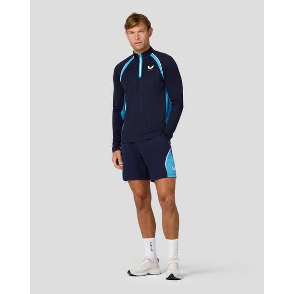 Castore Amc Aeromesh Halv Lynlås Langærmet T-shirt  S Mand