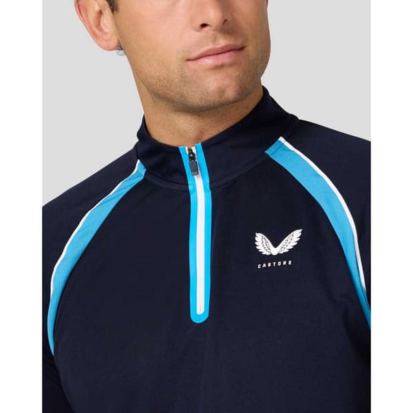 Castore Amc Aeromesh Halv Lynlås Langærmet T-shirt  XL Mand