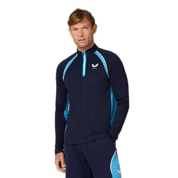 Castore Amc Aeromesh Halv Lynlås Langærmet T-shirt  XL Mand