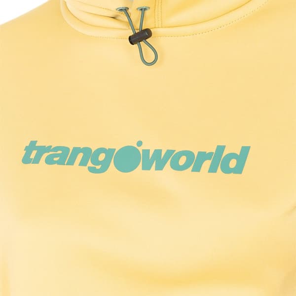 Trangoworld Poppi Tröja Med Huva Gul S Kvinna
