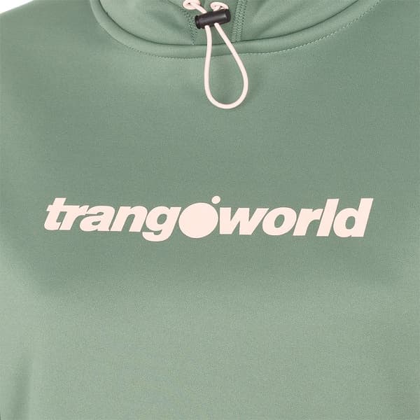 Trangoworld Poppi Tröja Med Huva Grönt XS Kvinna