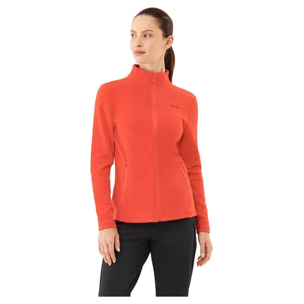 Viking Tesero Sweatshirt Med Dragkedja Orange L Kvinna