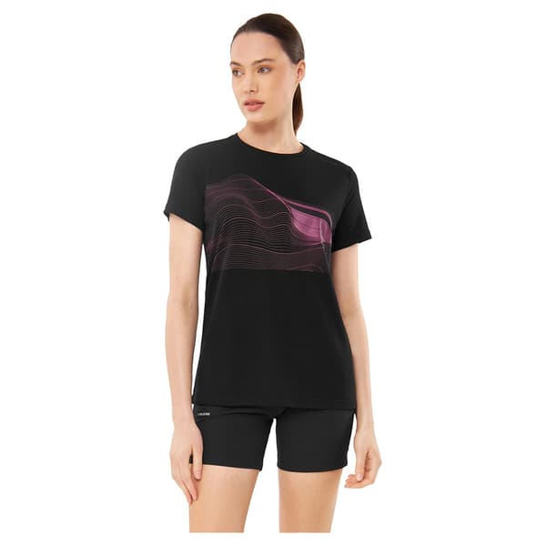 Viking Morain T-shirt Med Korte ærmer Sort XL Kvinde