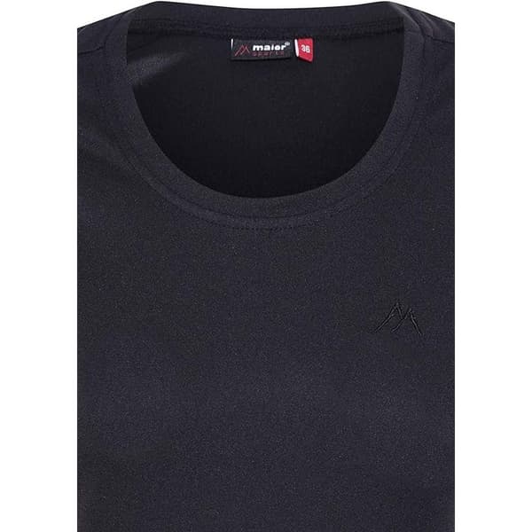 Maier Sports Waltraud T-shirt Med Korta ärmar Blå L Kvinna