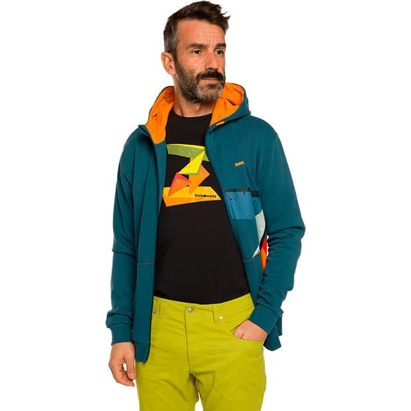 Trangoworld Bigz Sweatshirt Med Dragkedja Blå M Man