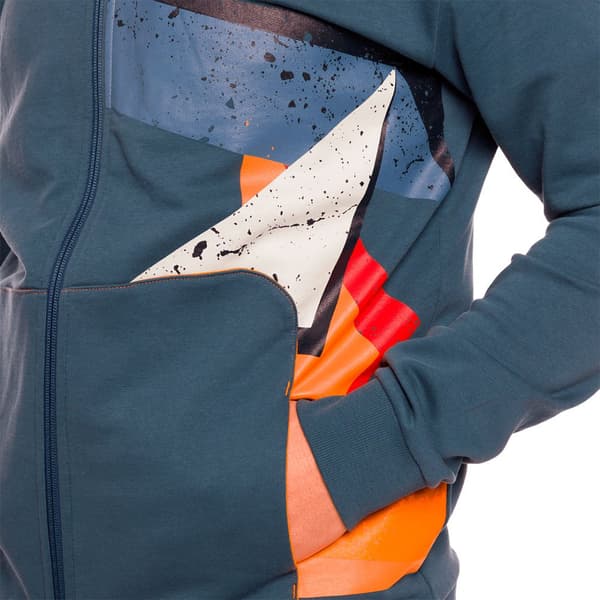 Trangoworld Bigz Sweatshirt Med Dragkedja Blå M Man
