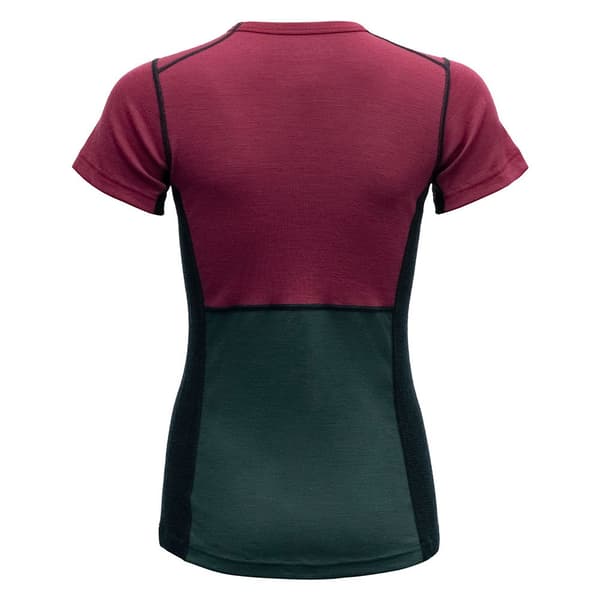 Devold Of Norway Lauparen Merino 190 Lyhythihainen T-paita Vihreä,Punainen XS Nainen