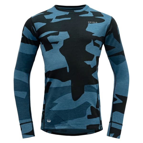 Devold Of Norway Kløvstien T-shirt Med Lange ærmer Blå 2XL Mand