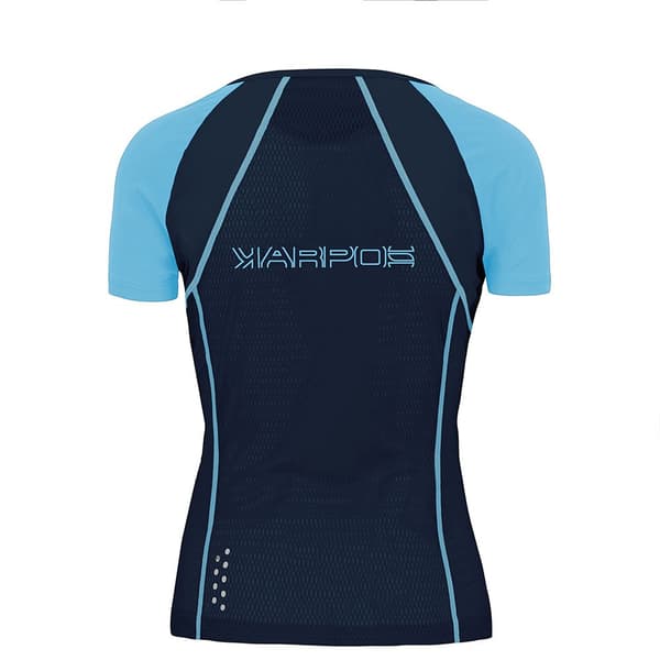 Karpos Lavaredo Evo T-shirt Med Korte ærmer Blå XL Kvinde