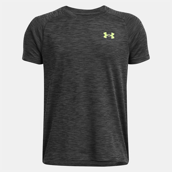 Under Armour Tech Textured T-shirt Med Korta ärmar Svart XS Pojke