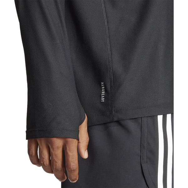 Adidas Own The Run Base T-shirt Med Lange ærmer Sort XS / Regular Mand