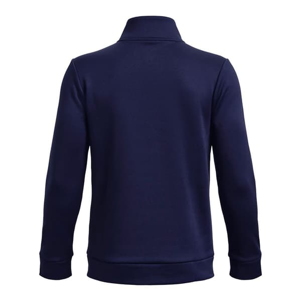 Under Armour Armour Fleece Halv Lynlås Sweatshirt Blå 18-20 Years